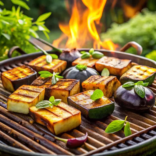 Grilled Talong at Tofu na May Mutya ng Talbos